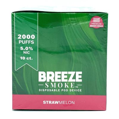 BREEZE PRO STRAWMELON 10CT