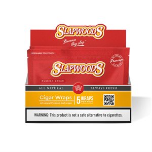 SLAPWOODS WRAP RUSSIAN CREAM 5 / 10CT