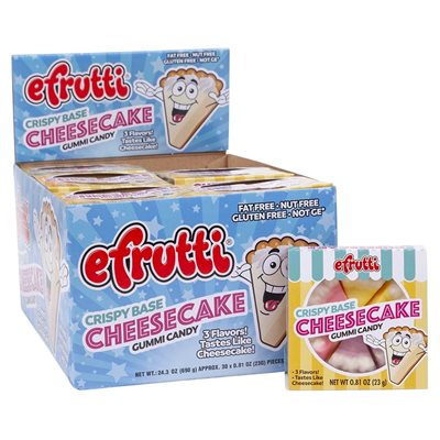 E-FRUTTI CHEESECAKE GUMMI .81OZ / 30CT