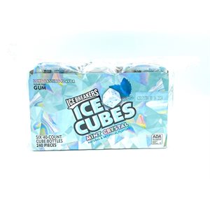 ICE CUBES GUM MINT CRYSTAL BTL 6CT
