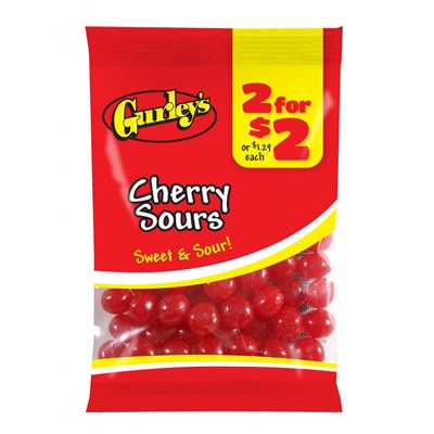 GURLEY'S 2 / $2 CHERRY SOURS 3.5OZ / 12CT