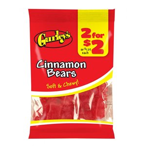 GURLEY'S 2 / $2 CINNAMON BEARS 2.75OZ / 12CT