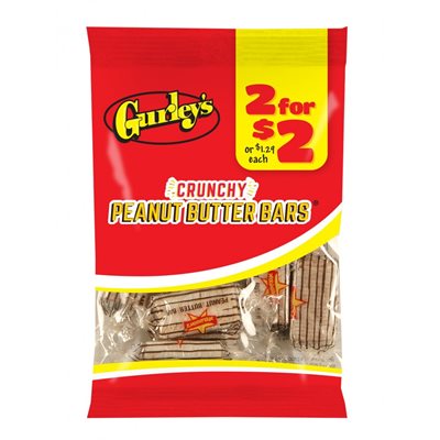 GURLEY'S 2 / $2 CRUNCHY PB BARS 2.25OZ / 12CT