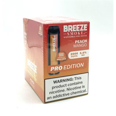 BREEZE PRO PEACH MANGO 10CT