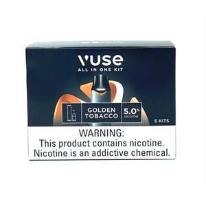 VUSE ALTO GOLDEN TOBACCO 5.0 ALL IN ONE KIT 5CT