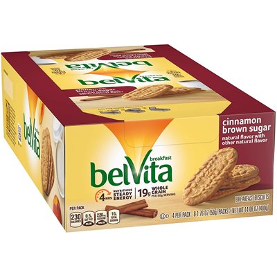 BELVITA CINNAMON BROWN SUGAR 8 / 4CT