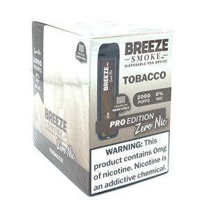 BREEZE PRO ZERO NIC- TOBACCO 10CT