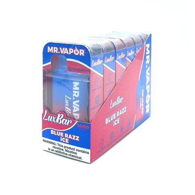 MR VAPOR LUXBAR BLUE RAZZ ICE 6CT