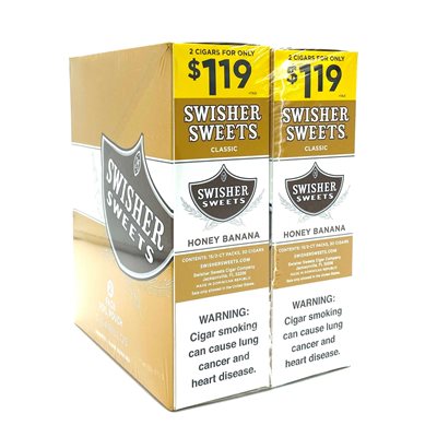 SWISHER CIG HONEY BANANA 2PK / 1.19