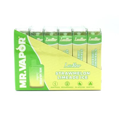 MR VAPOR LUXBAR STRAWMELON LIMEADE ICE 6CT