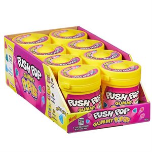 PUSH POP GUMMY POPITS 8CT