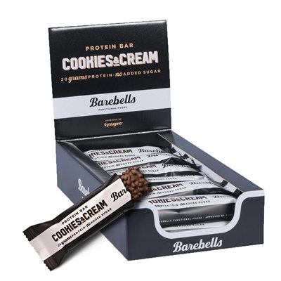 BAREBELLS PROTEIN COOKIES & CREAM 12CT