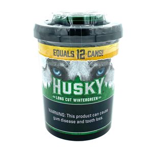 HUSKY LONGCUT WINTERGREEN TUB 14.4Z EA