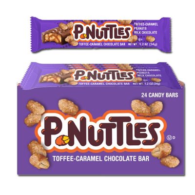 P-NUTTLES CHOCOLATE BAR 24CT