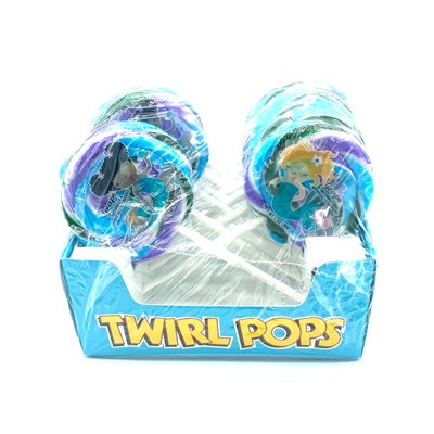 MERMAID TWIRL POPS 12CT