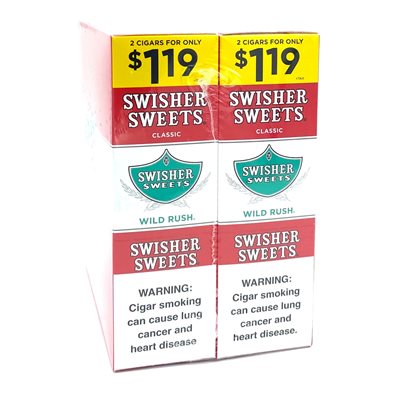 SWISHER CIG WILD RUSH 2PK / 1.19