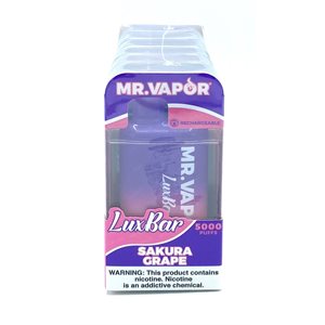 MR VAPOR LUXBAR SAKURA GRAPE 6CT