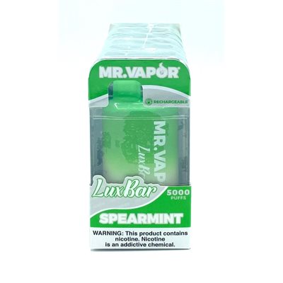 MR VAPOR LUXBAR SPEARMINT 6CT