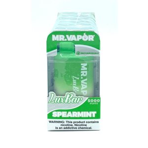 MR VAPOR LUXBAR SPEARMINT 6CT