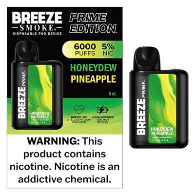 BREEZE PRIME HONEYDEW PINEAPPLE 5CT