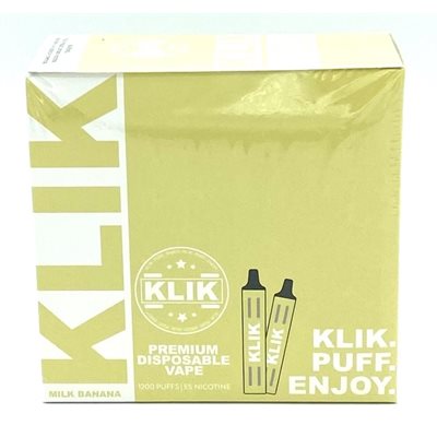 KLIK MILK BANANA 10CT