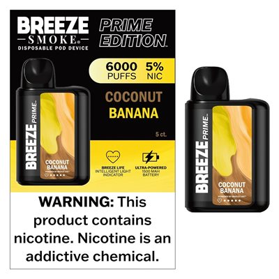 BREEZE PRIME COCONUT BANANA 5CT