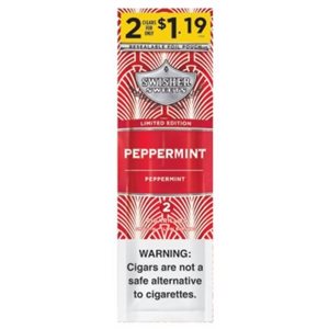 SWISHER CIG PEPPERMINT 2PK / 1.19