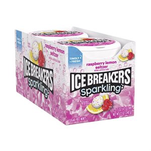 ICE BREAKER SPARKLING RASPBERRY LEMON 8CT