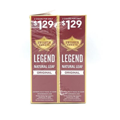 SWISHER LEGEND LEAF ORIGINAL 30CT 2PK / 1.29