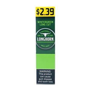 !LONGHORN LONGCUT WINTERGREEN $2.39 10CT