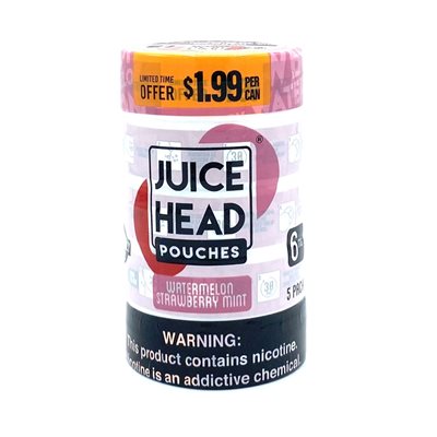 JUICE HEAD WATERMELON STRAW MINT 6MG 1.99 5CT