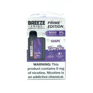 BREEZE PRIME ZERO NIC- GRAPE 5CT