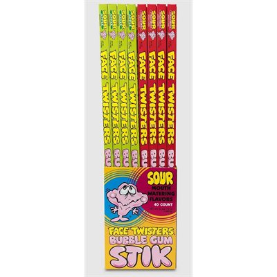 BIG STIK SOUR BUBBLE GUM 40CT