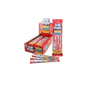 TOP POPS TAFFY STIXX STRAWBERRY 12CT