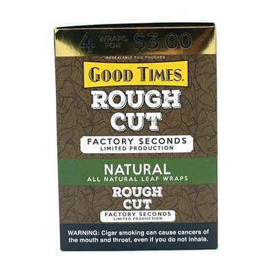 GOOD TIMES ROUGH CUT NATURAL LEAF 25CT 4 / 3.00