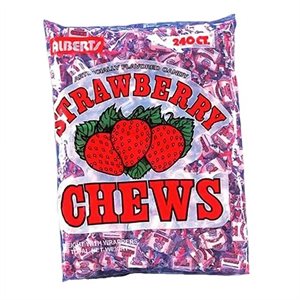 FRUIT CHEWS STRAWBERRY 240CT