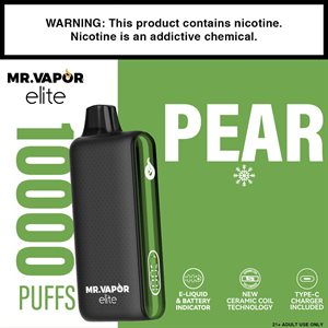 MR VAPOR ELITE PEAR ICE 5CT