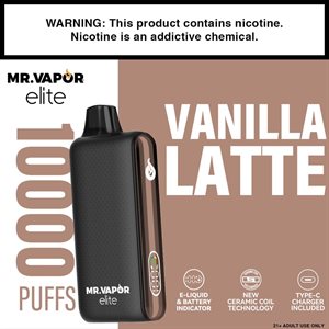 MR VAPOR ELITE VANILLA LATTE 5CT