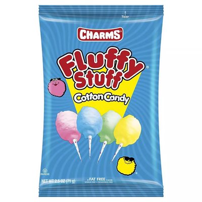 CHARMS FLUFFY STUFF PEG 2.5OZ EA