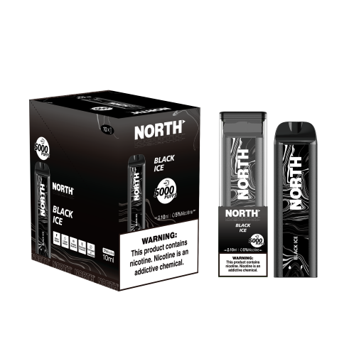 NORTH BLACK ICE 5000 PUFF 10CT