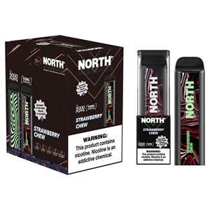 NORTH NIGHT STRAWBERRY CHEW 5000 PUFF 10CT