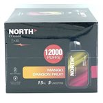 NORTH MANGO DRAGON FRUIT 12000 PUFF 10CT