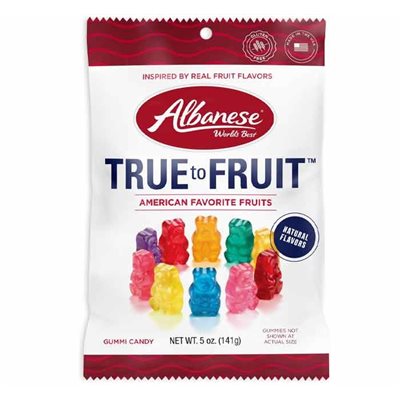 ALBANESE PEG TRUE TO FRUIT AMERICAN FAV 5OZ