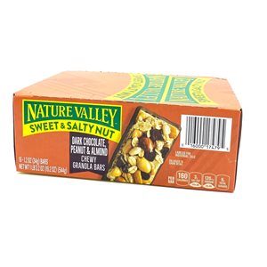 NATURE VALLEY SWEET / SALTY DARK CHOC NUT BAR 16CT