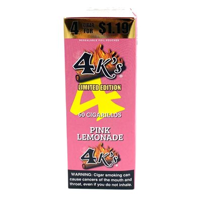 4 KINGS PINK LEMONADE LTD 4 / 1.19 15CT