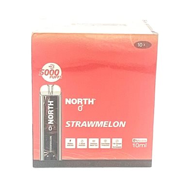 NORTH ZERO STRAWMELON 5000 PUFF 10CT