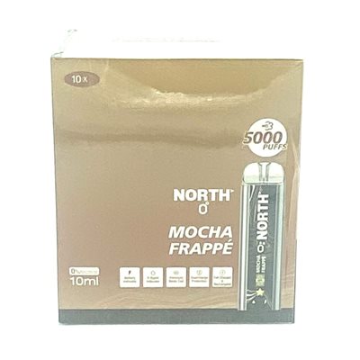 NORTH ZERO MOCHA FRAPPE 5000 PUFF 10CT