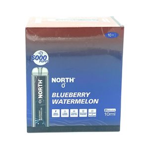 NORTH ZERO BLUE WATERMELON 5000 PUFF 10CT