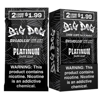 BIG DOG LEAF WRAP PLATINUM 20CT 2 / $1.99