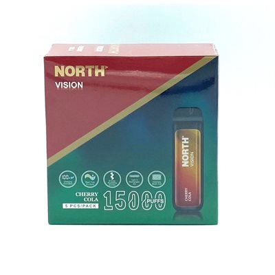 NORTH VISION 15K PUFF CHERRY COLA 5CT